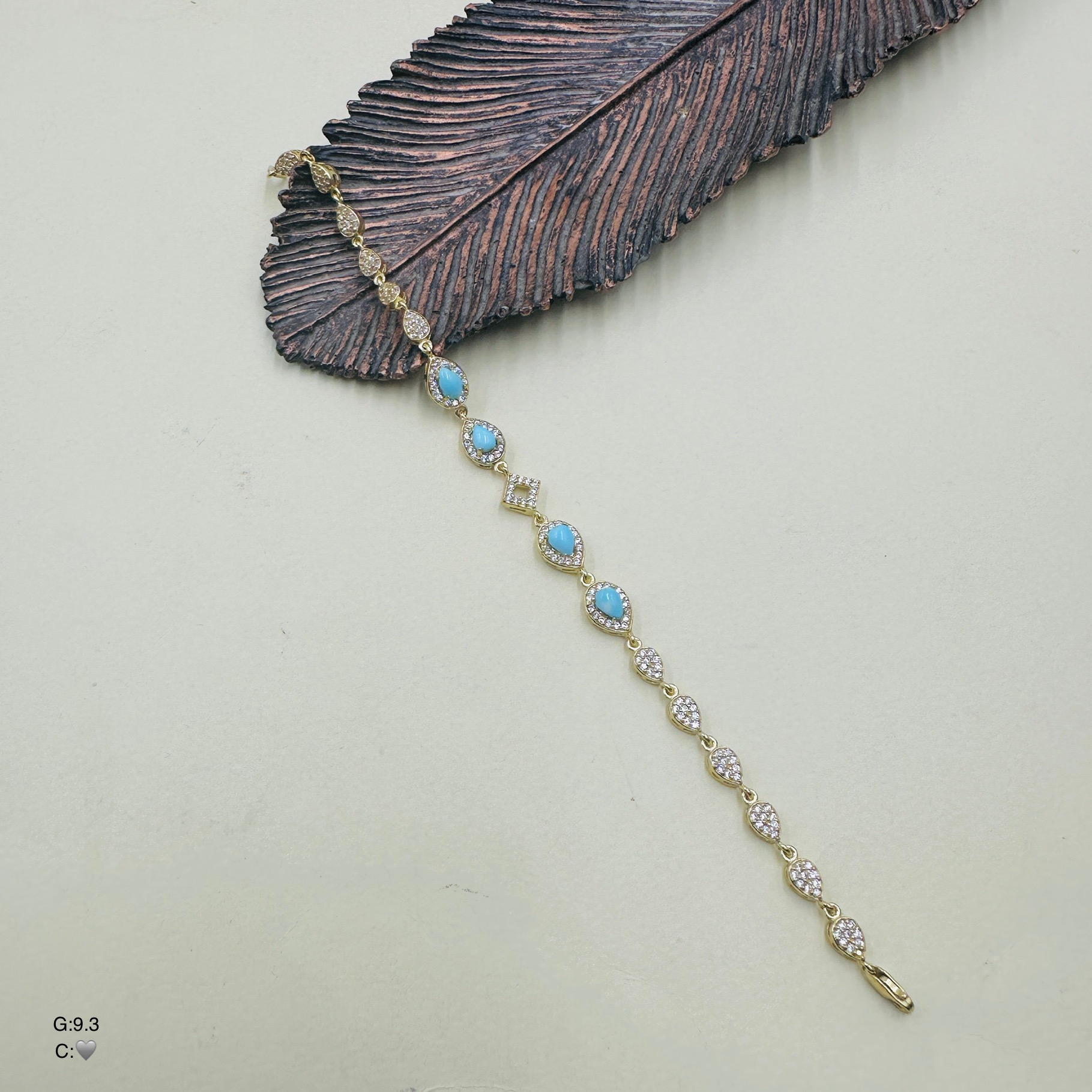 SWD250 دستبند نقره زنانه کد SWD250 - Image 1