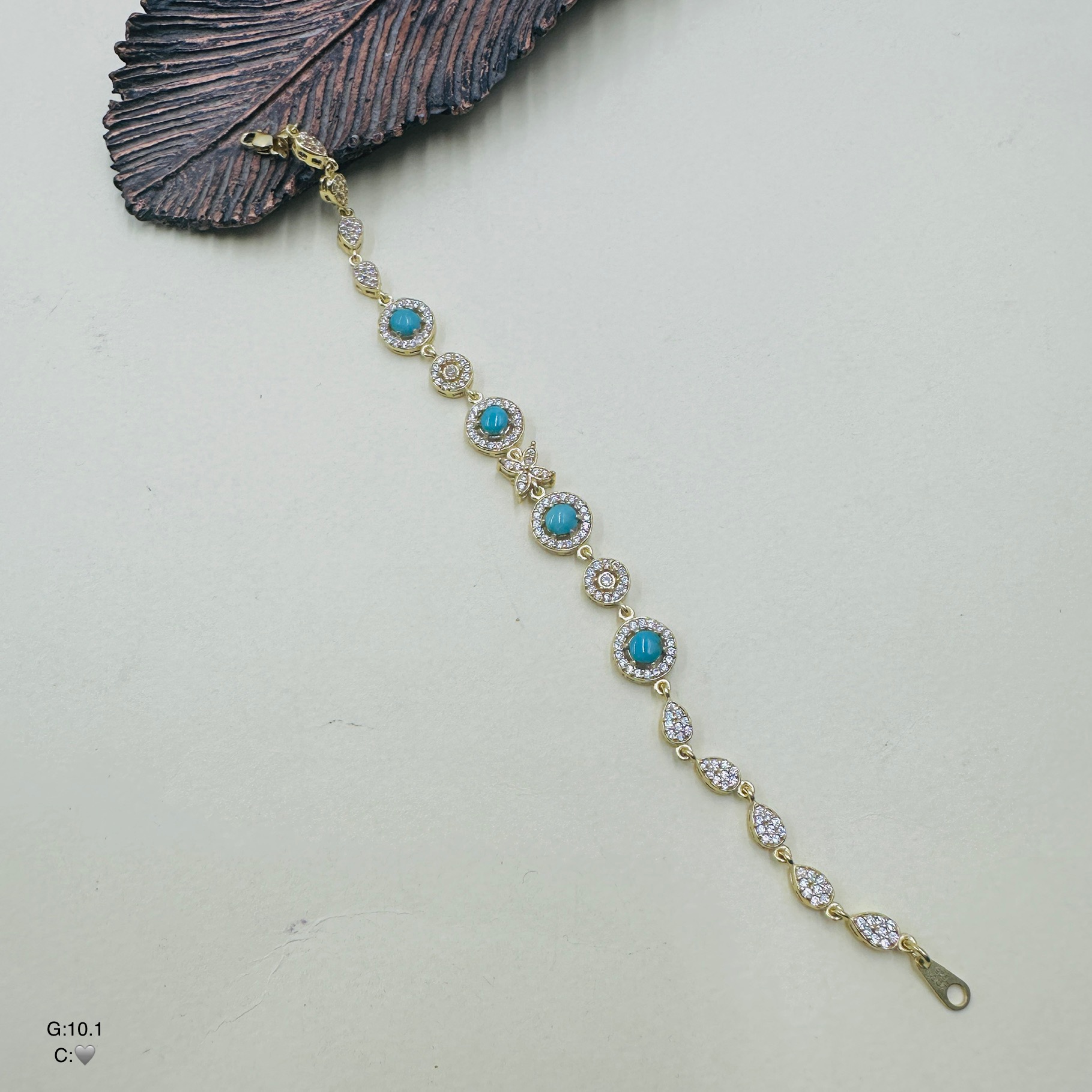 SWD253 دستبند نقره زنانه کد SWD253 - Image 1