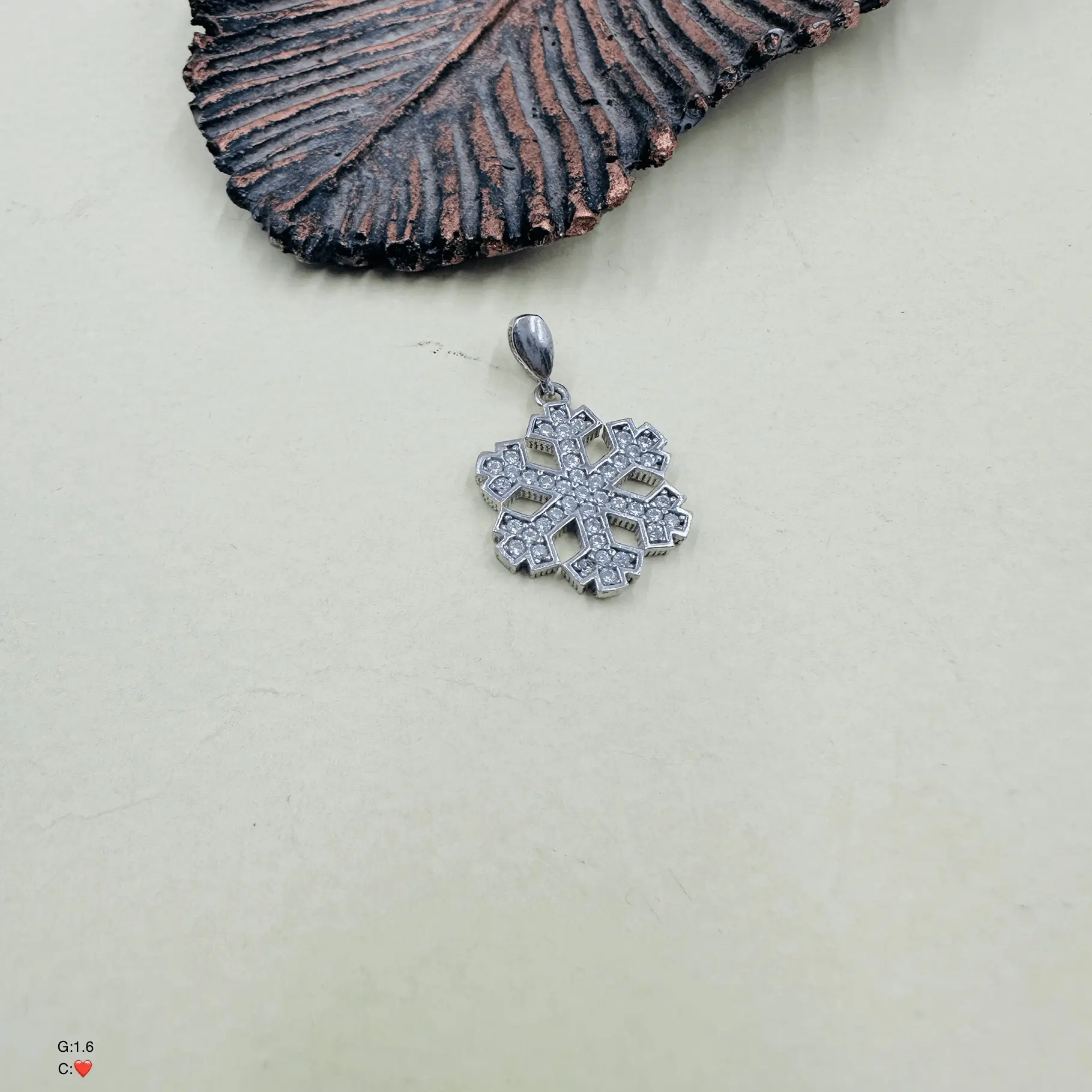 SWP191 پلاک نقره زنانه کد SWP191 - Image 1