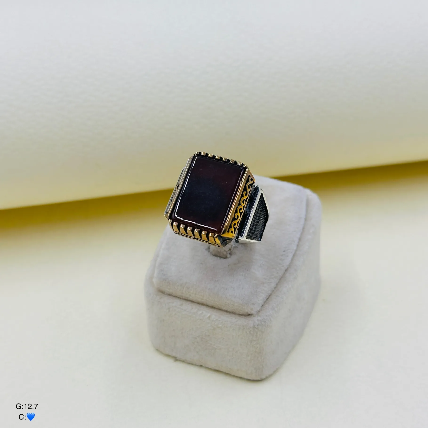 SMA303 انگشتر نقره مردانه کد SMA303 - Image 1