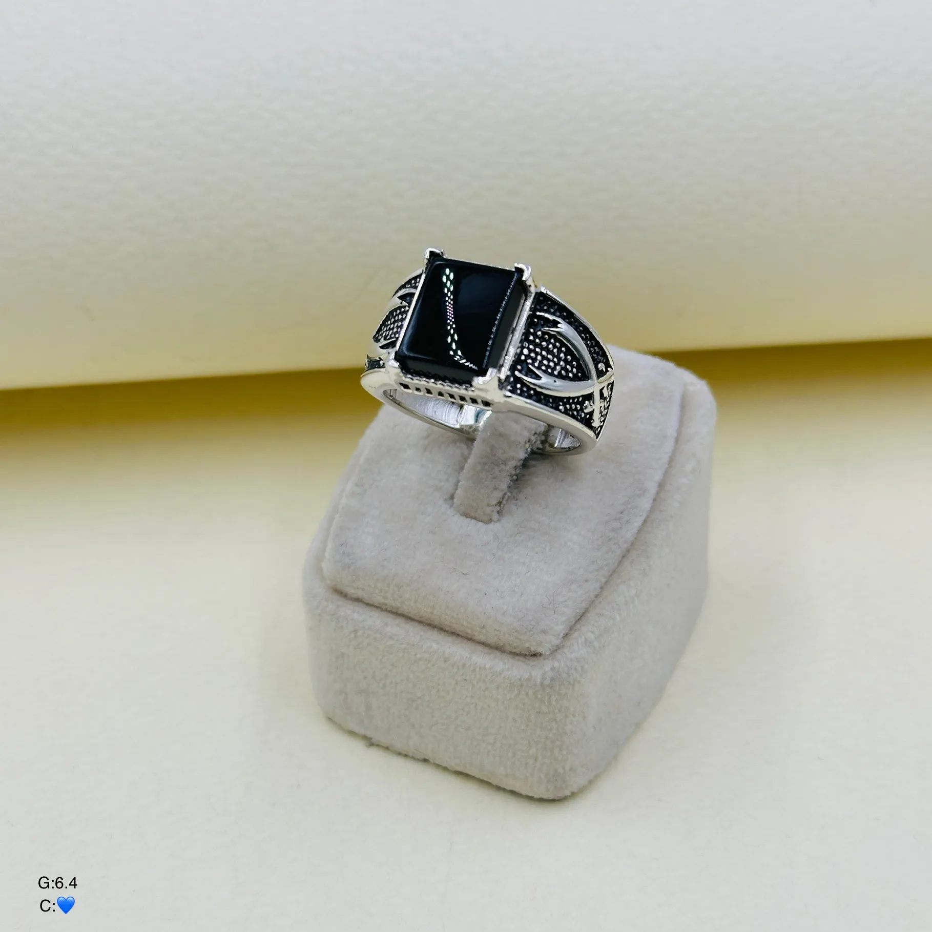 SMA309 انگشتر نقره مردانه کد SMA309 - Image 1