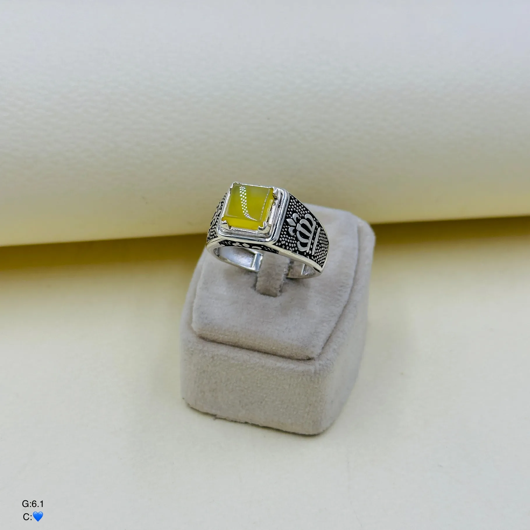 SMA314 انگشتر نقره مردانه کد SMA314 - Image 1