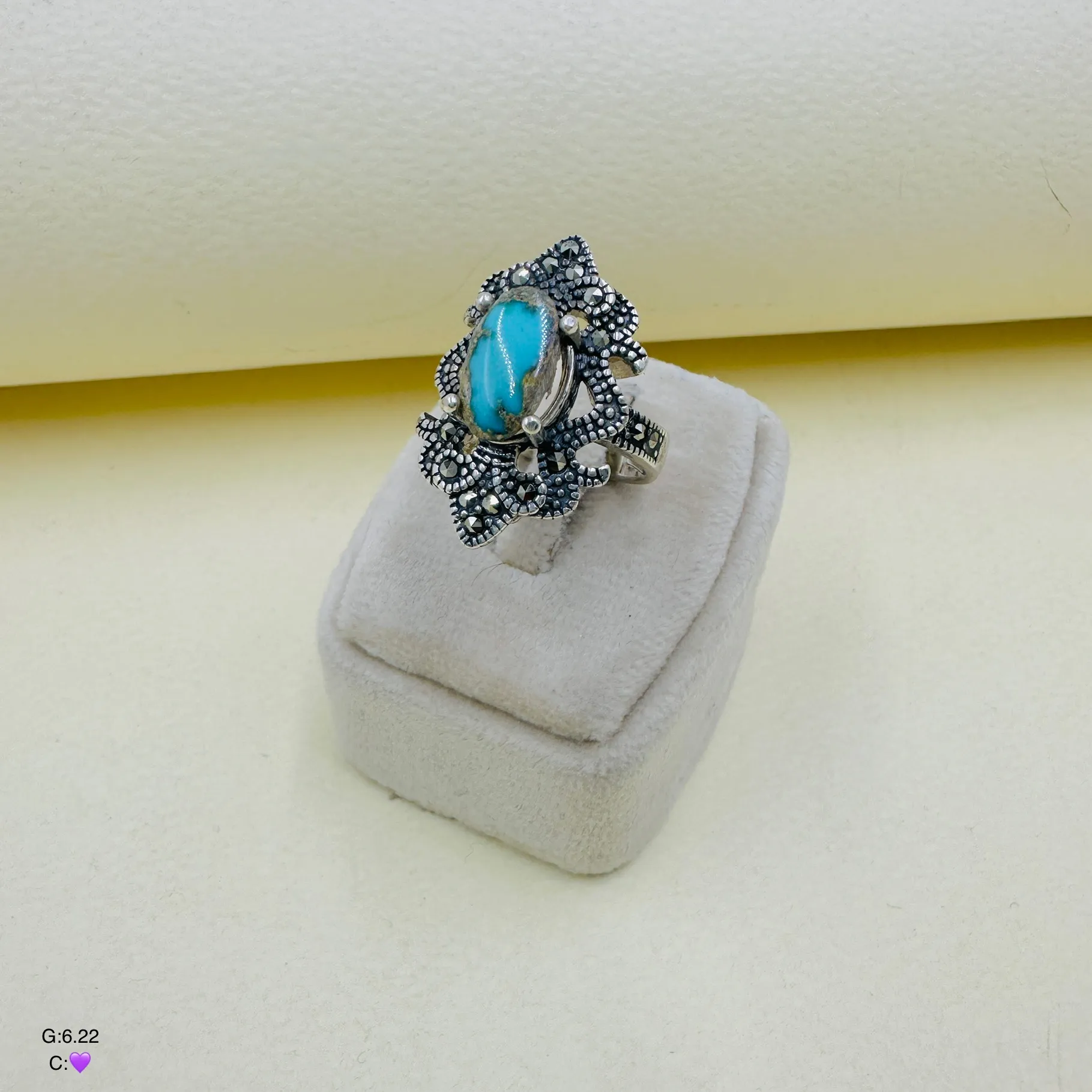 SWA558 انگشتر نقره زنانه کد SWA558 - Image 1