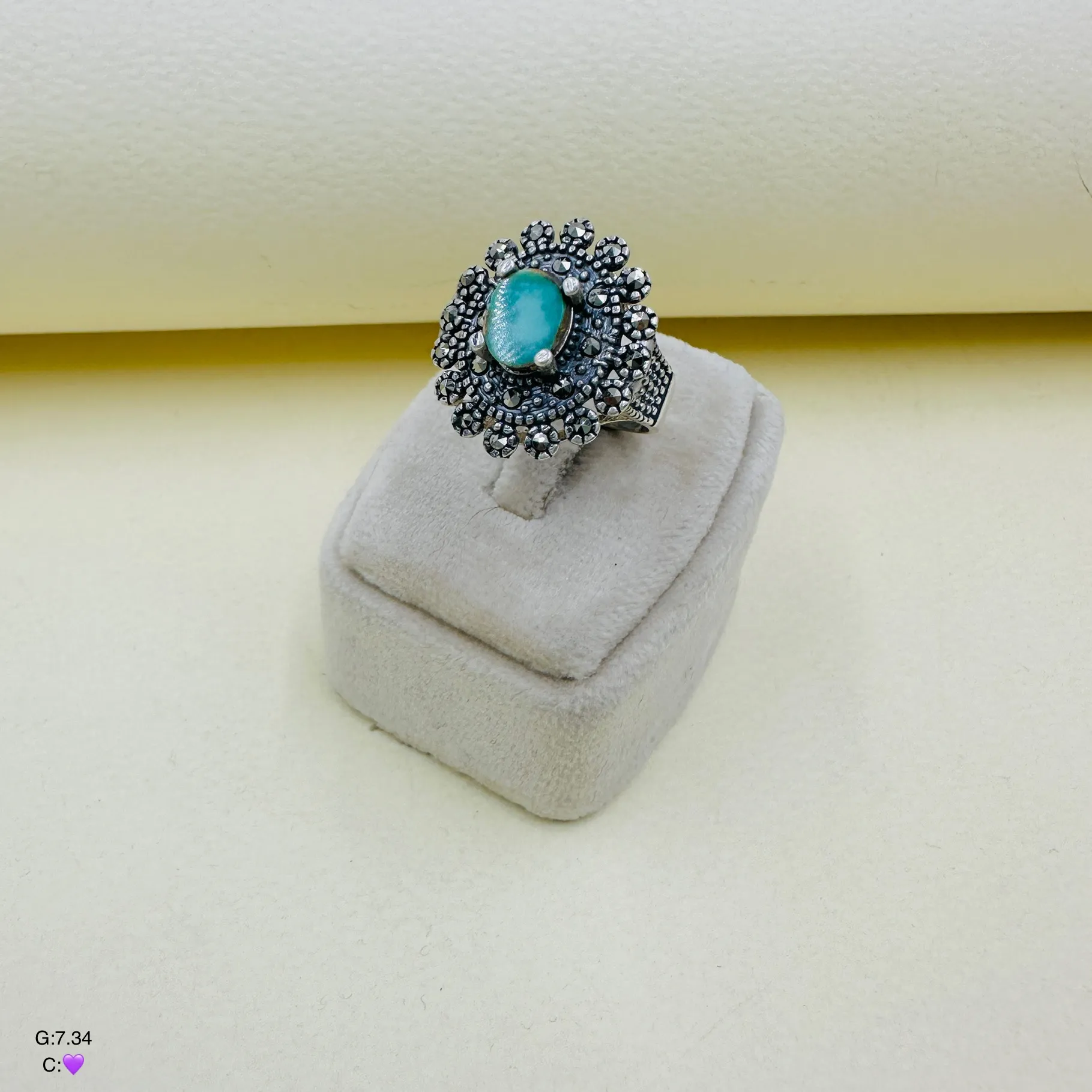 SWA559 انگشتر نقره زنانه کد SWA559 - Image 1