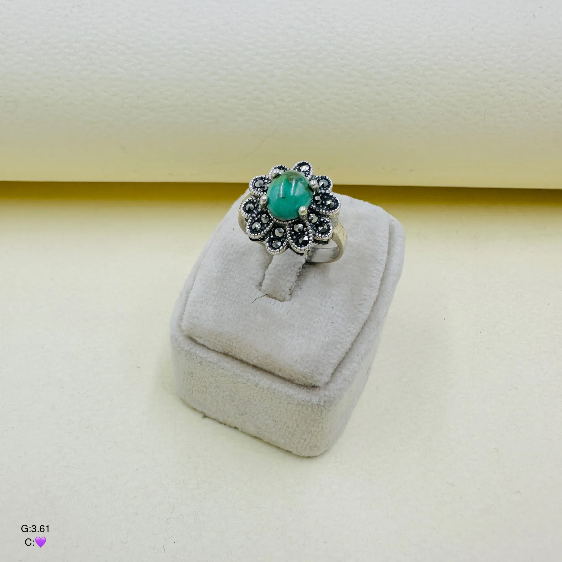 SWA566 انگشتر نقره زنانه کد SWA566 - Image 1