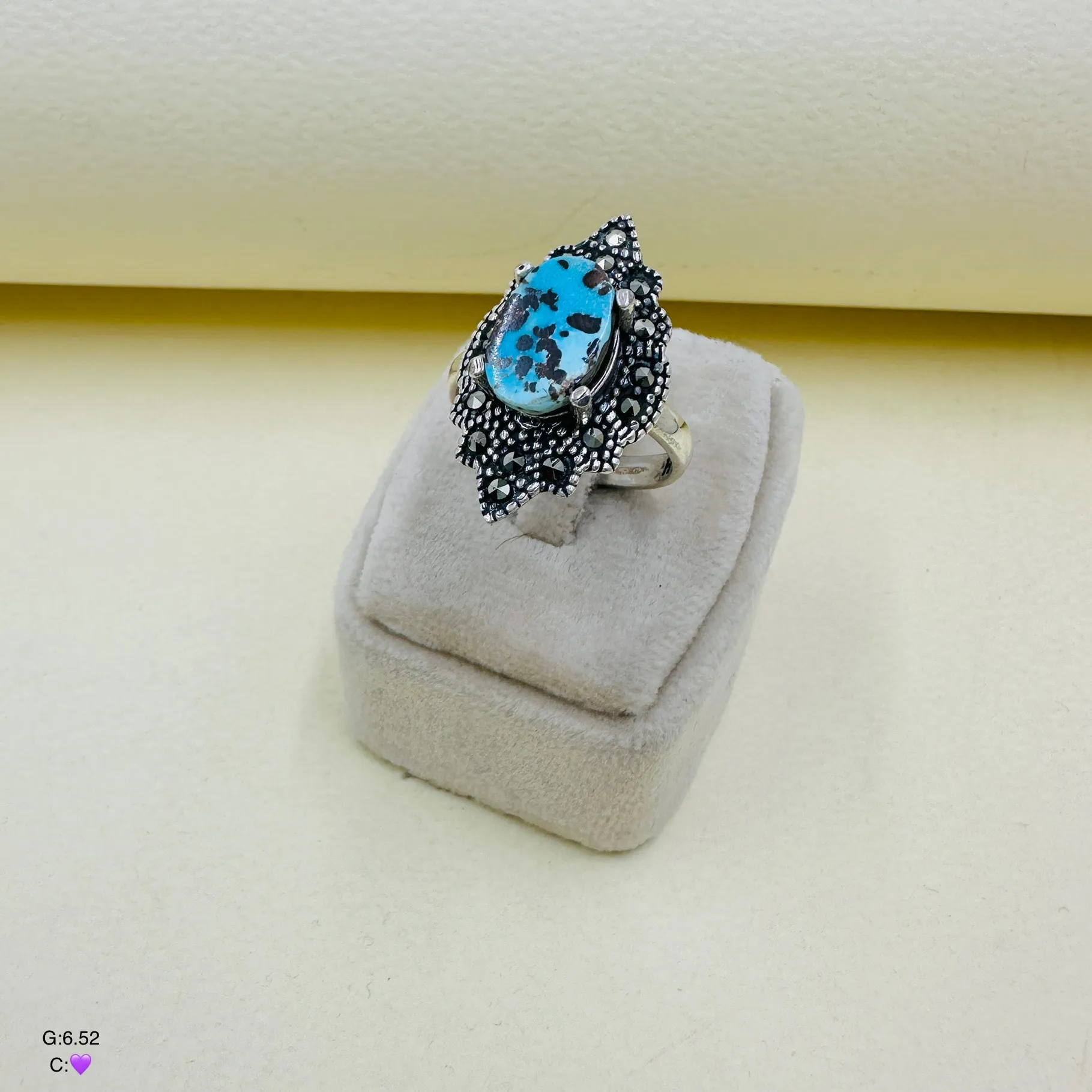 SWA568 انگشتر نقره زنانه کد SWA568 - Image 1
