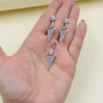 نیم ست نقره زنانه کد SWN497 - Image 2