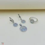 نیم ست نقره زنانه کد SWN501