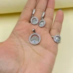 نیم ست نقره زنانه کد SWN501 - Image 2