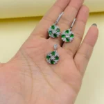 نیم ست نقره زنانه کد SWN504 - Image 2