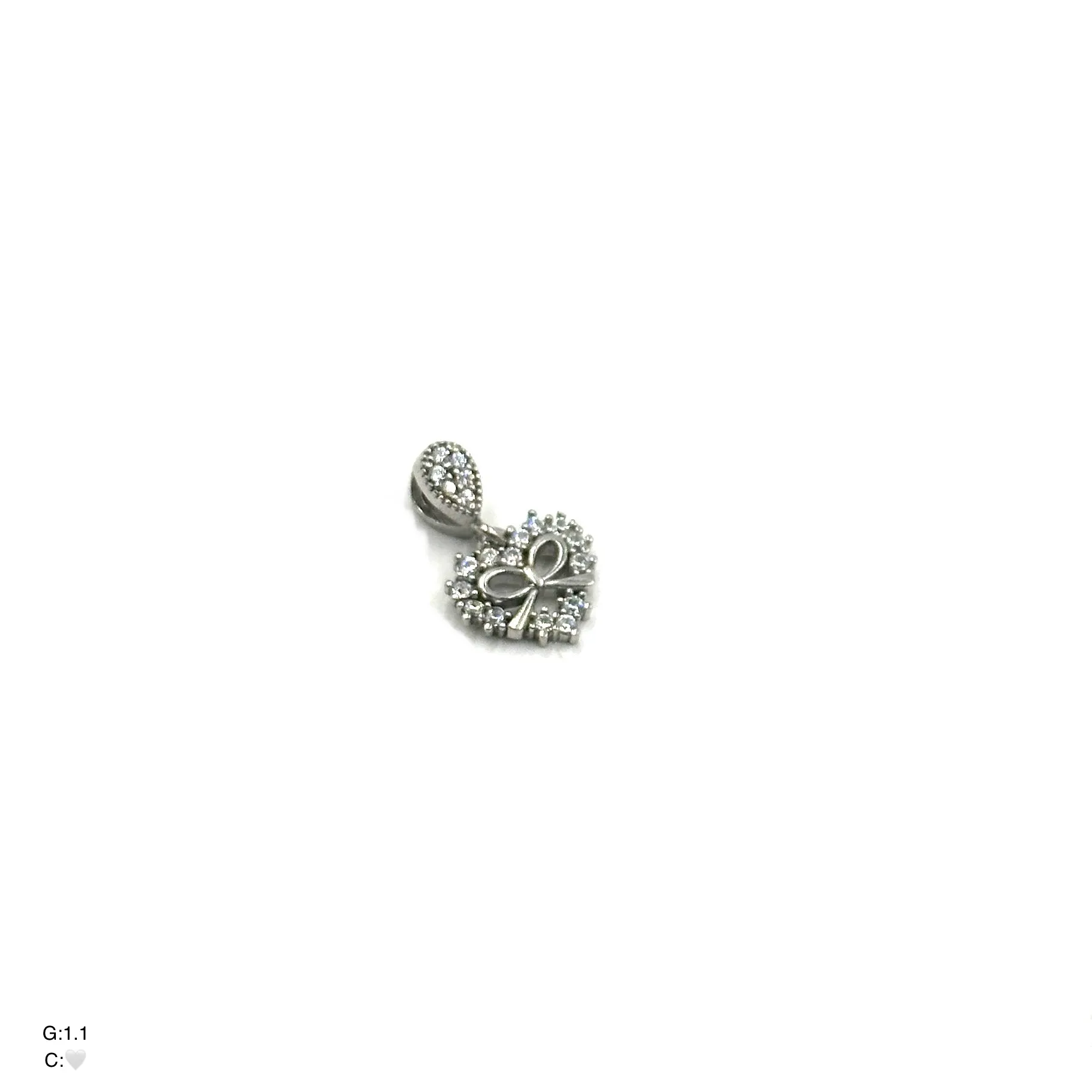 SWP203 پلاک نقره زنانه کد SWP203 - Image 1
