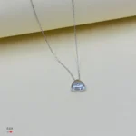 پلاک زنجیر نقره زنانه کد SWPZ198
