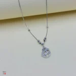 پلاک زنجیر نقره زنانه کد SWPZ199