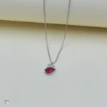 پلاک زنجیر نقره زنانه کد SWPZ208