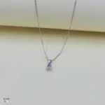 پلاک زنجیر نقره زنانه کد SWPZ209