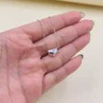 پلاک زنجیر نقره زنانه کد SWPZ210 - Image 2