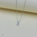 پلاک زنجیر نقره زنانه کد SWPZ211