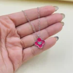 پلاک زنجیر نقره زنانه کد SWPZ214 - Image 2