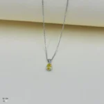 پلاک زنجیر نقره زنانه کد SWPZ217