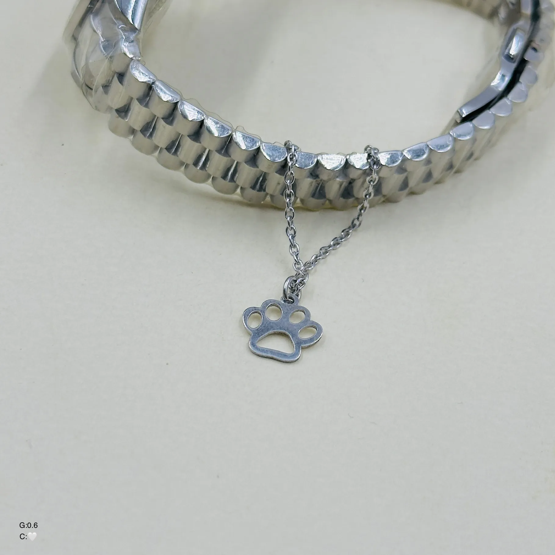 SWAW104 آویز ساعت نقره زنانه کد SWAW104 - Image 1